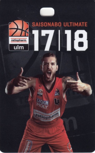 ratiopharm ulm - Dauerkarte 2017-2018
